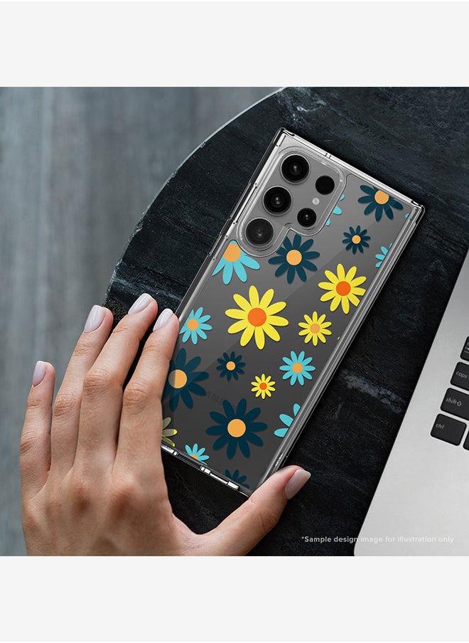 Stylizedd - Classic Clear Case for Samsung Galaxy S24 Ultra , Hybrid Soft Case Flexible Edges Anti Drop TPU PC Gel Thin Transparent Cover - Wow - Image 1