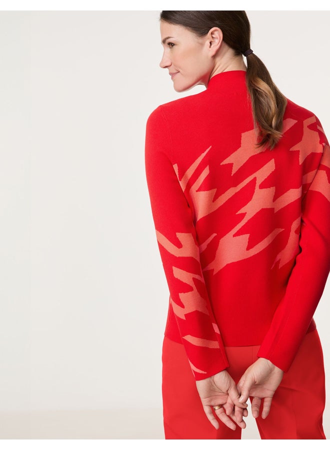 GERRY WEBER Jacquard Knit Pullover  - Image 2