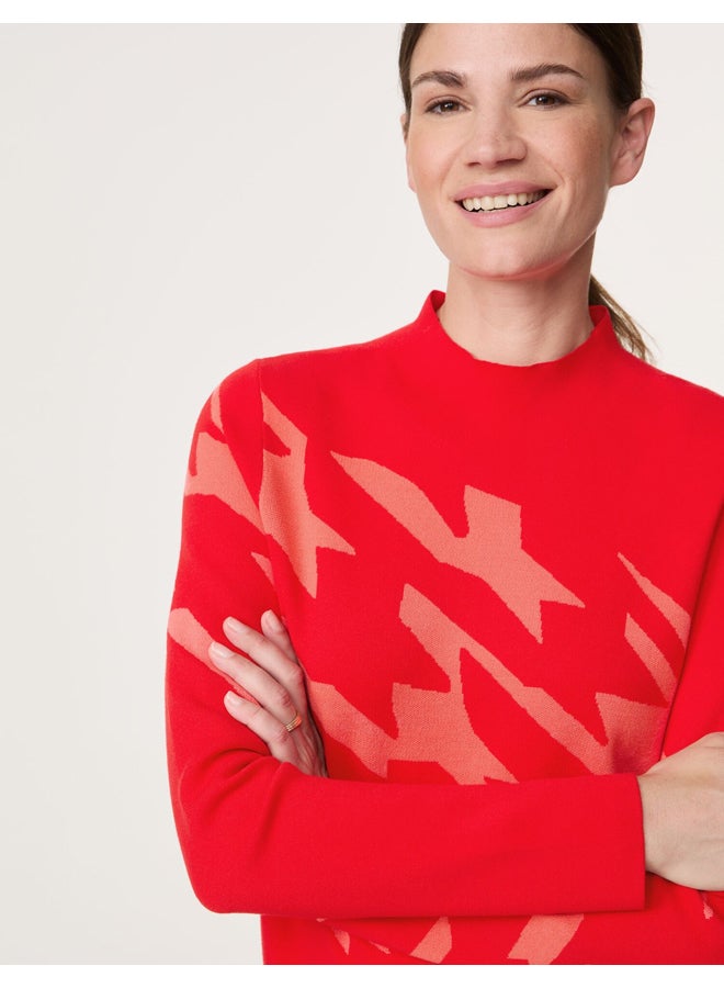 GERRY WEBER Jacquard Knit Pullover  - Image 5