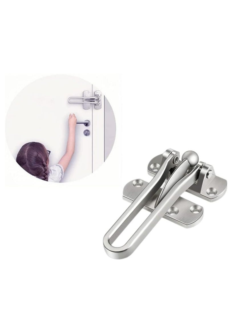 Door Chain Lock, Swing bar Door Lock Bolt, Inner Door Chain Lock, Hotel Door Latch Lock, Latch Guard, Kid Door Lock, Metal Bolt Lock - Image 3