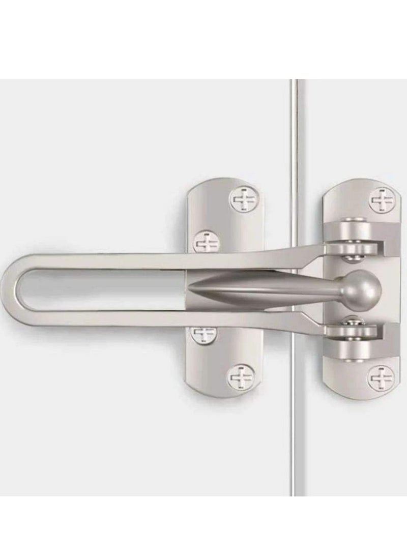 Door Chain Lock, Swing bar Door Lock Bolt, Inner Door Chain Lock, Hotel Door Latch Lock, Latch Guard, Kid Door Lock, Metal Bolt Lock - Image 2