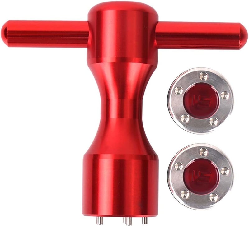 Hi-Star 2Pcs Golf Custom red Weights + Red Wrench for Titleist Scotty Cameron Putters - Image 1