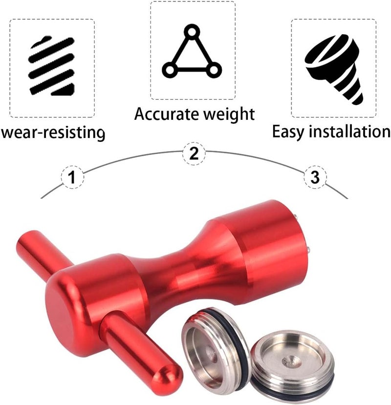 Hi-Star 2Pcs Golf Custom red Weights + Red Wrench for Titleist Scotty Cameron Putters - Image 3