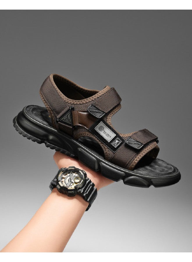 CARTELO Men's Summer Outdoor Casual Sandals, Lightweight And Versatile Beach Sandals With Convenient Hook-and-loop Sport Sandals For Men - Image 1