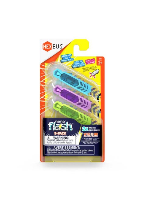 Selec Spin Master Hex Bug Nno Flash Nano Triple 3 Pack CDU
