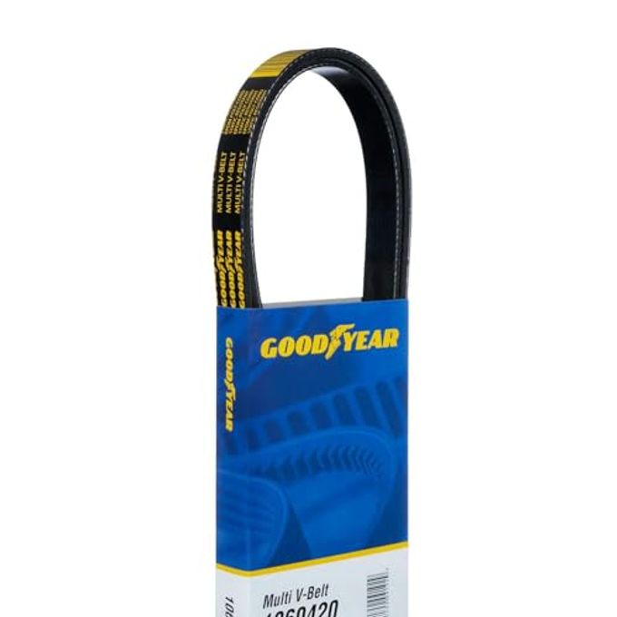 GOODYEAR Belts 1061050 Serpentine Belt, 6-Rib, 105" Length, Black for 2002-2002 for 2002-2002 Ford & 2002-2002 Lincoln 3.9L V8 242ci - Image 1