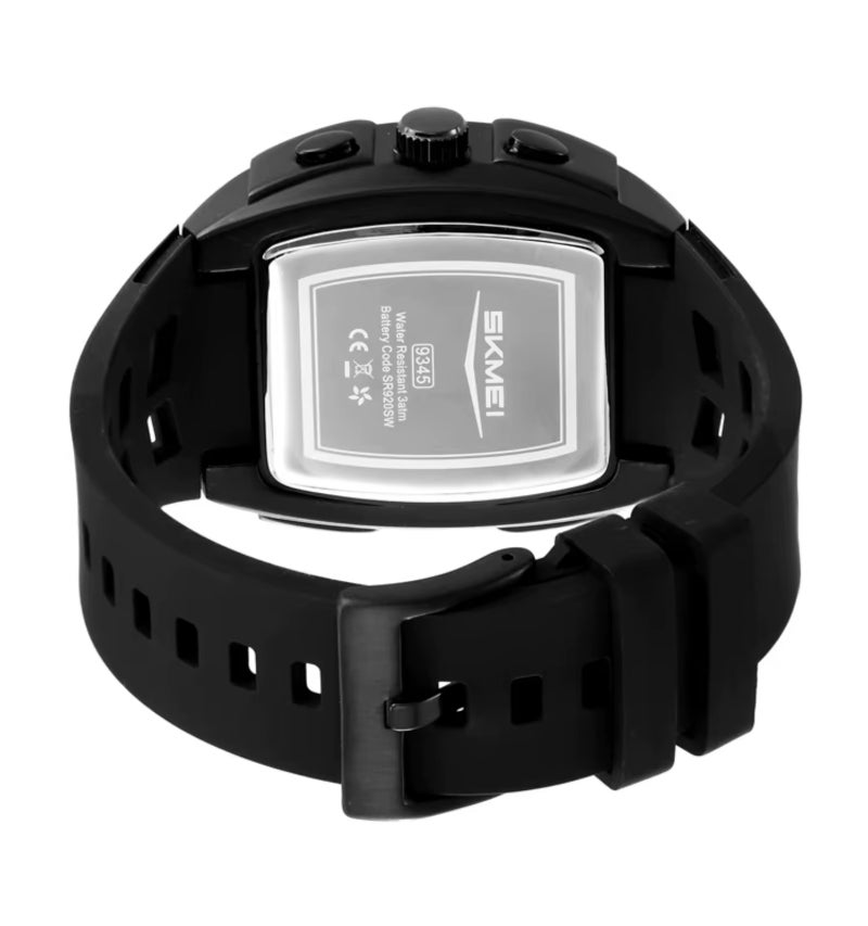 SKMEI 9345 Multifunctional Silicone Belt Quartz Movement Watch - Image 4