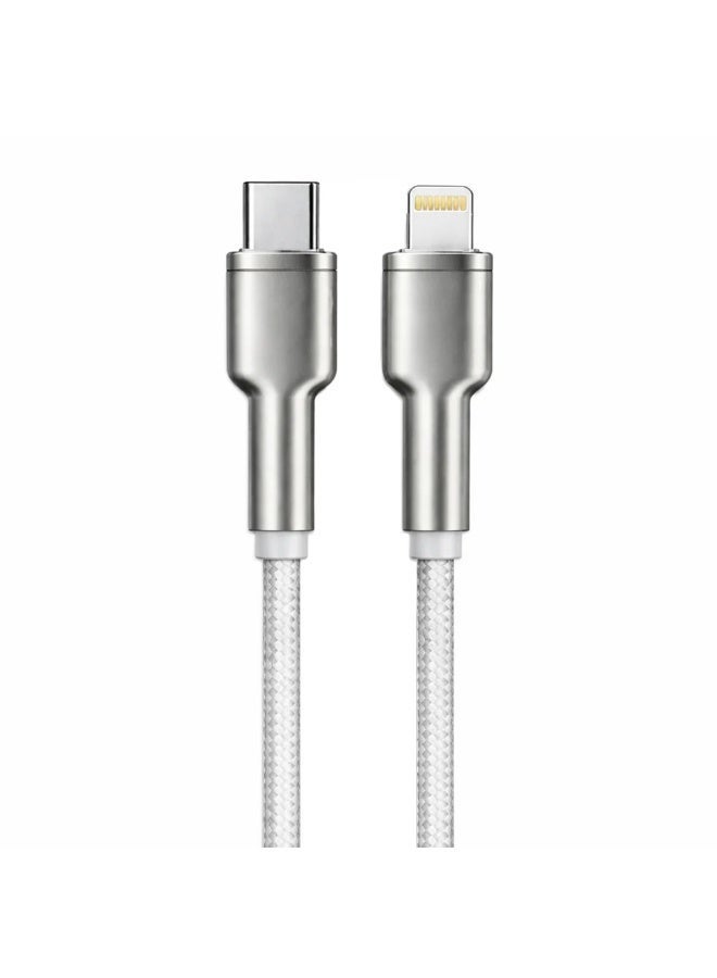 مومو كابل شحن مومو USB-C إلى لايتنينج 30 وات 1.2 متر أبيض MO-011031 - Image 1