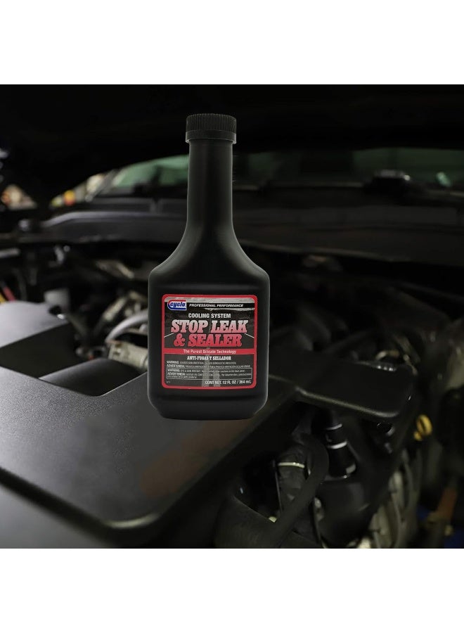Cyclo Cooling System Stop Leak & Sealer, 12 fl oz / 354 mL, for Radiator/Engine Block Hairline Cracks, Anti-Fugas, Professional Performance Silicate Technology, C52 - Image 3