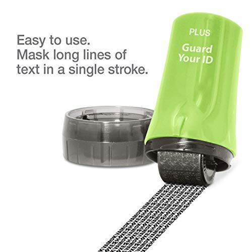 Plus Guard Your ID Advanced Roller Identity Theft Prevention Security Stamp Green (38311) - Image 3