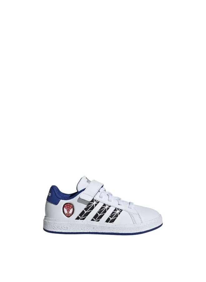 adidas Originals adidas Grand Court Spider-Man El K White Sportwear Shoes 10K