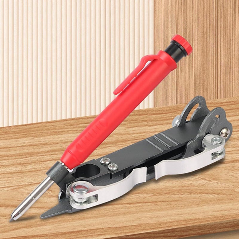 Multi Function Contour Gauge Tool 10 Inch Woodworking Profile Gauge for Carpenter DIY Measurement - Image 5