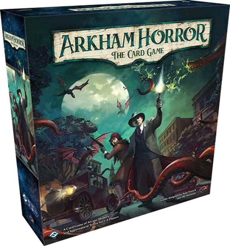 Fantasy Flight Games arkham horror the card game revised core set | horror/mystery/cooperative for adults and teens ages 14+ 1-4 players avg. playtime 1-2 hours made - Image 1