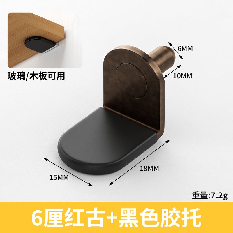Hardware Accessories Layer Plate Support Partition Nail Wardrobe Fixed Support Glass Tow 5Mm 6Mm Shaft Movable Partition Plate Support Pin - Image 1