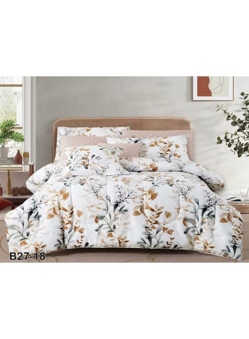 Double bed sheet set, 8 pieces, microfiber – ultra-soft and hotel-quality comfort with a stylish and modern design. - Image 1