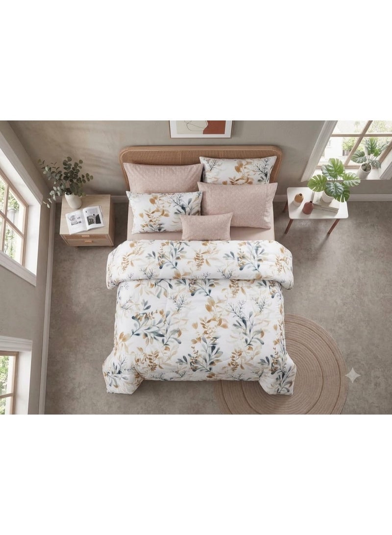 Double bed sheet set, 8 pieces, microfiber – ultra-soft and hotel-quality comfort with a stylish and modern design. - Image 4
