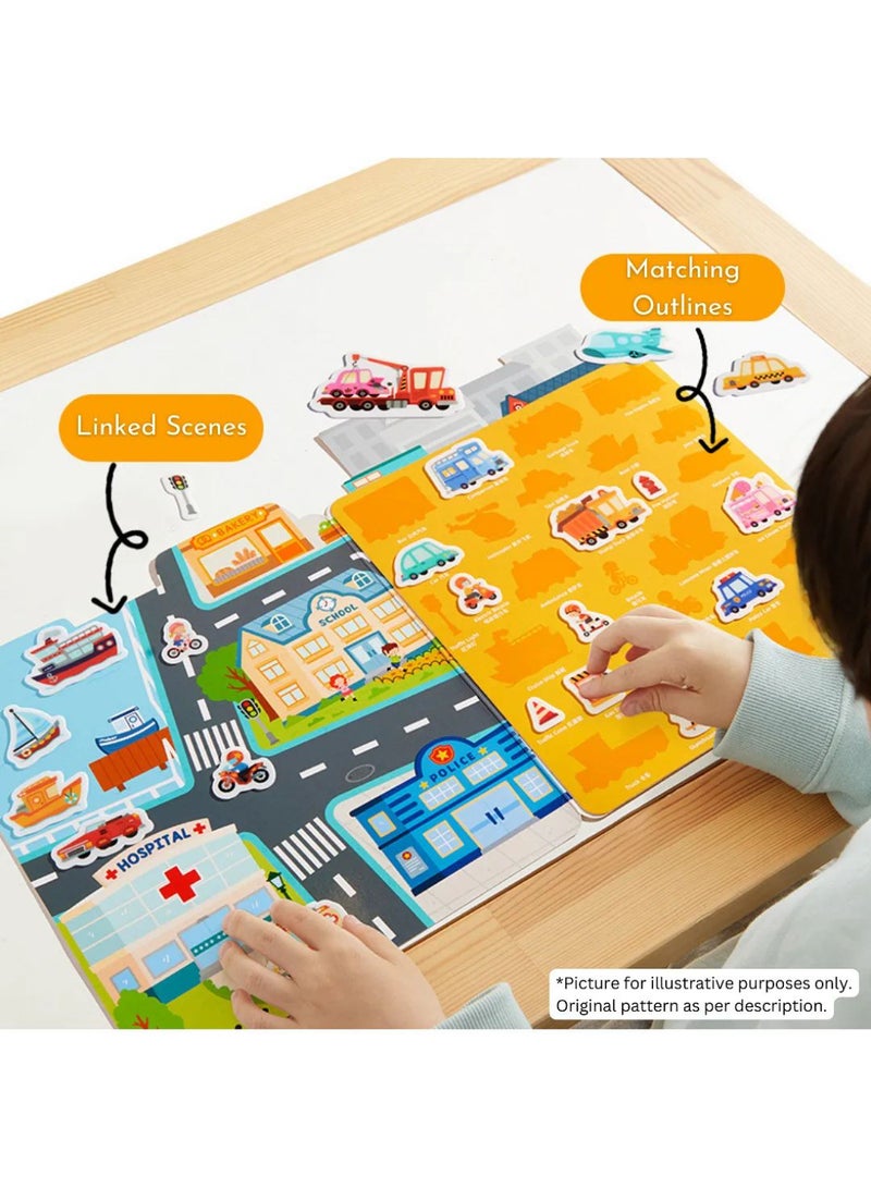 MiDeer Busy Animal Town Reusable Jelly Sticker Set – 38pcs Waterproof, Durable & Non-Toxic Stickers for Kids 3+ | Cognitive Growth, Fine Motor Skills & Mess-Free Creative Play - Image 4