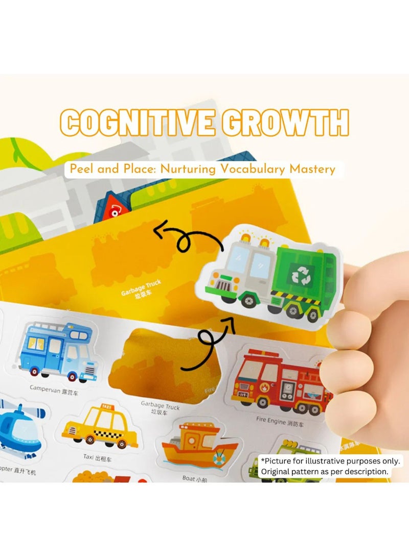 MiDeer Busy Animal Town Reusable Jelly Sticker Set – 38pcs Waterproof, Durable & Non-Toxic Stickers for Kids 3+ | Cognitive Growth, Fine Motor Skills & Mess-Free Creative Play - Image 5