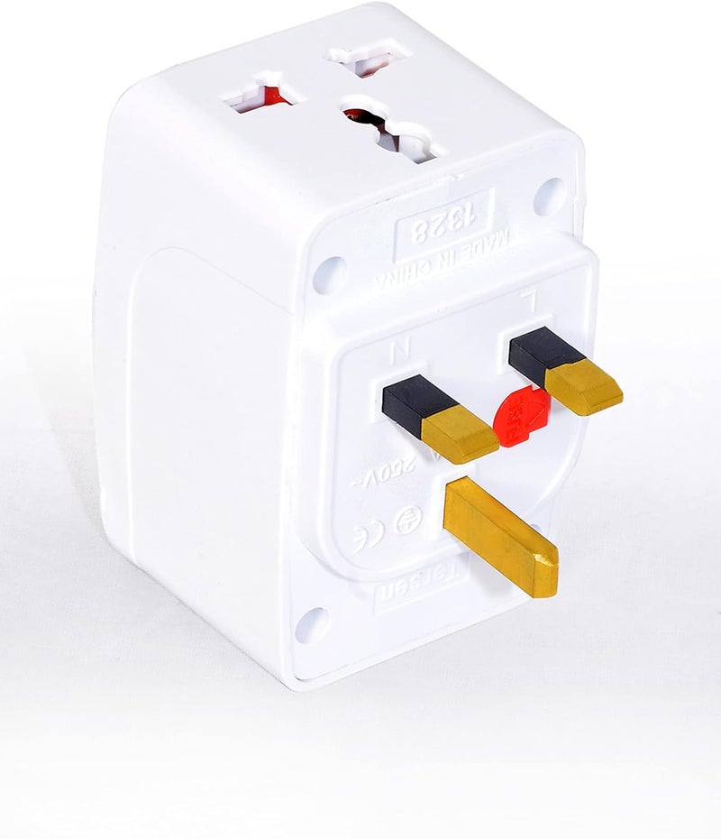 3 Way Multi Plug Adapter Socket Universal Travel Adaptor - Image 2