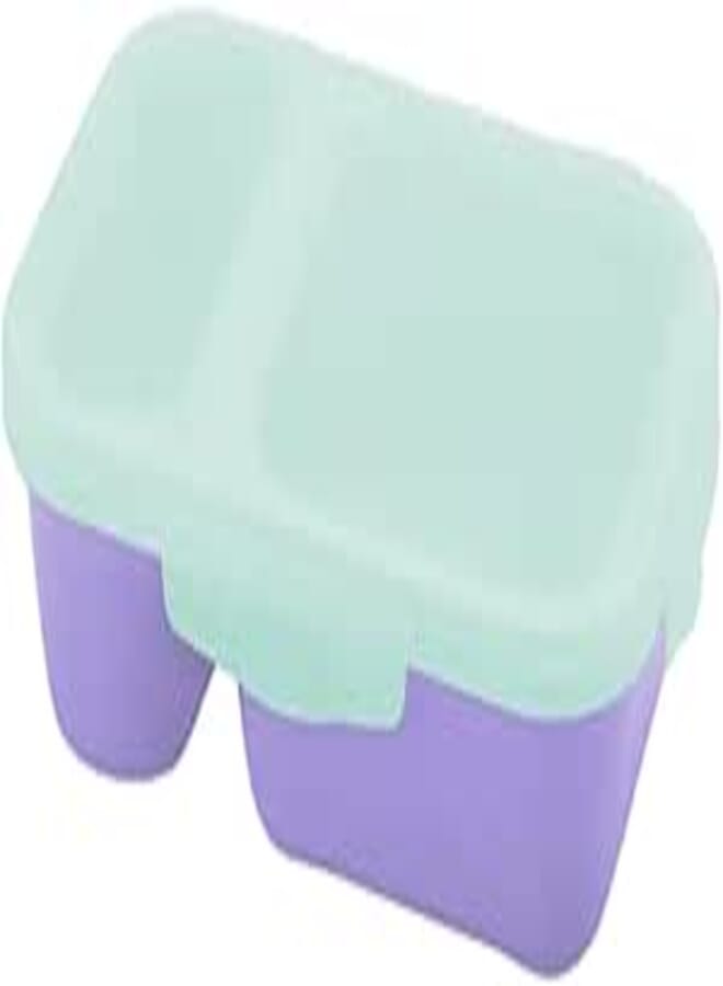 Smash Lunch Box Duo Bento 680ml Purple/Teal