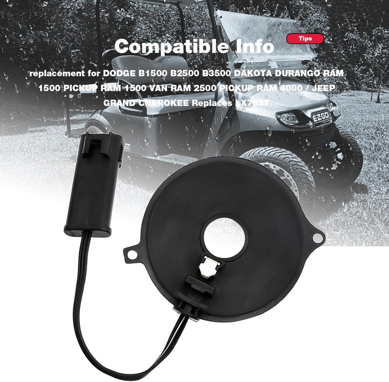 EATAKWARD 56028143 مستشعر الإشعال الموزع، بديل لـ DODGE B1500 B2500 B3500 DAKOTA DURANGO RAM 1500/2500 PICKUP RAM 1500 VAN RAM 4000 / JEEP GRAND CHEROKEE بديل # LX753T LX753 4P1254 - Image 4