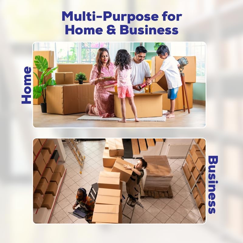 ADDANBI Pack of 3 | 21"x15"x15" | 5ply Brown Corrugated Boxes for Packaging, Moving, Shipping, Home Shifting, Parcel, Courier Packing - Image 4