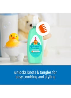 Johnson's Baby Johnson's No More Tangles Toddler & Kids Detangling Spray to Unlock Knots in Hair, Hypoallergenic & Paraben-Free, No More Tears Tear-Free Formula For Wet or Dry Hair, 10 fl. oz(Pack of 3)  - Image 3