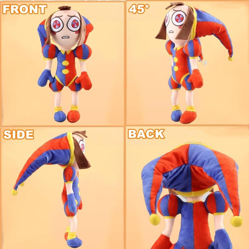 Sajisp The Amazing Digital Circus Plush 11.8"" Pomni Plushies Toy Gift  Cute Stuffed Figure Doll For Kids And Adults  Birthday Halloween Christmas Choice For Boys Girls - Image 4