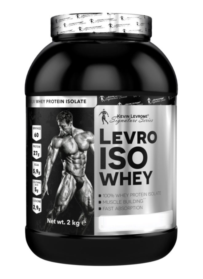 KEVIN LEVRONE Levro Iso Whey, 100% Whey Protein Isolate, Bunty Flavor, 2kg 