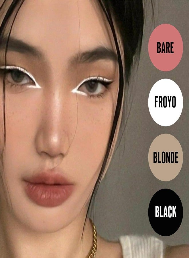 KICKZU 4-in-1 Makeup Pen Lip Liner, Eye Liner, Highlighter, Brow Liner | Smudgeproof and Waterproof Kajal for Women Highly Pigmented, Rich Texture, Matte Finish, One-Swipe Application, Travel-Friendly - Image 4