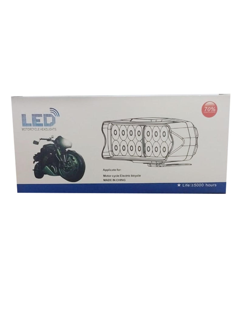 White LED Flash Lantern Modern Shape Transparent 16 LED 12V 24W 50000 Hours Operation - Image 2