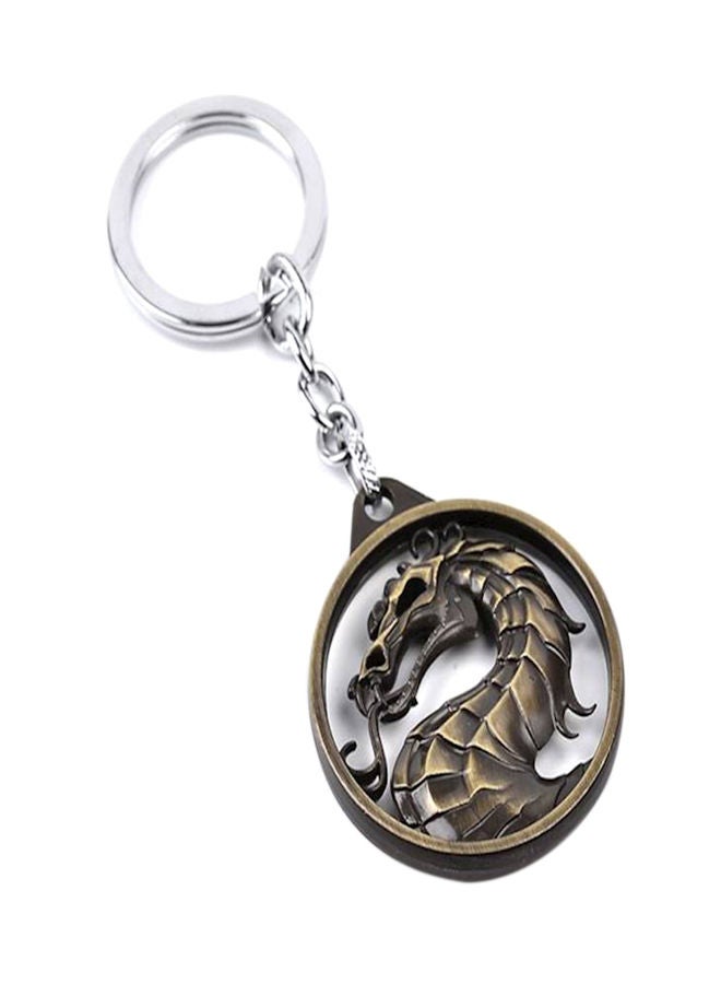 NIBEMINENT Mortal Kombat Vintage Charms Dragon Amulet Key Chain