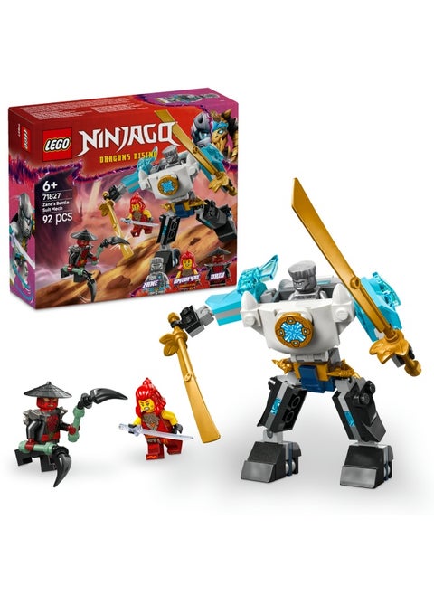 NINJAGO® Zane’s Battle Suit Mech Pretend Play Toy Set 71827 (92) Pieces