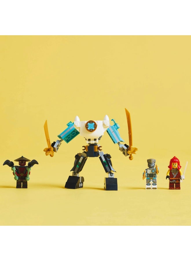 LEGO NINJAGO® Zane’s Battle Suit Mech Pretend Play Toy Set 71827 (92) Pieces  - Image 5
