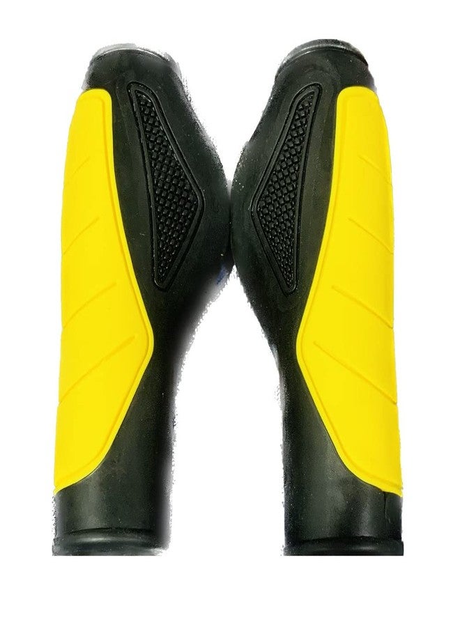 Wavva Cycle Handle Grip Set 12.5cm Unique Color Non Toxic Soft Rubber Anti-Slip MTB/City Bicycle Bike (Multicolor) - Image 2