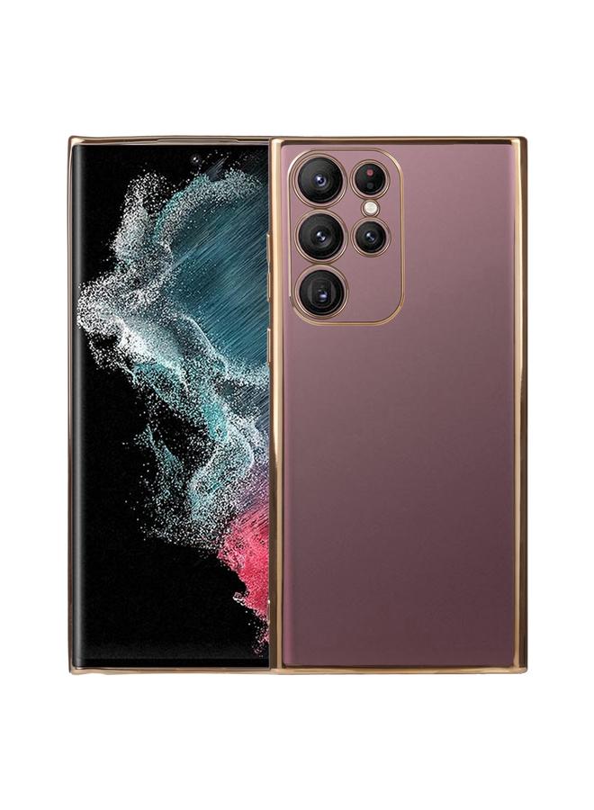 سولادا جراب لهاتف Samsung Galaxy S22 Ultra 5G بحافة سيليكون مرنة + جراب هاتف TPU - Image 1