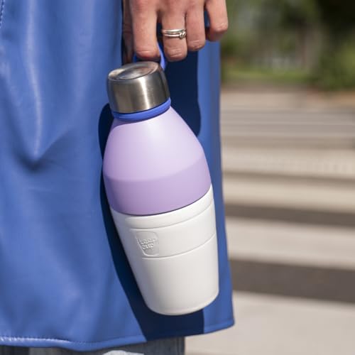 KeepCup Thermal Stainless Steel Water Bottle | Vacuum Insulated Travel Coffee Thermos Cup with Spill Proof Lid | Medium | 18 oz / 532ml | Twilight - Image 2