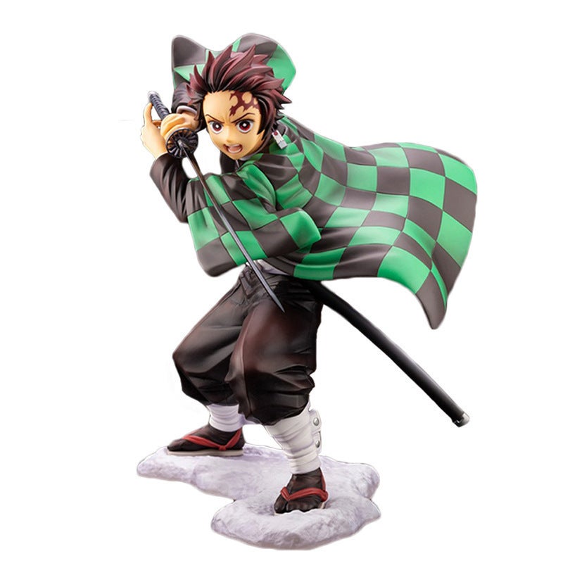 Demon Slayer: Kimetsu no Yaiba Tanjiro Kamado & Nezuko Kamado 1/8 Scale Model Figure with Interchangeable Faces - Image 3