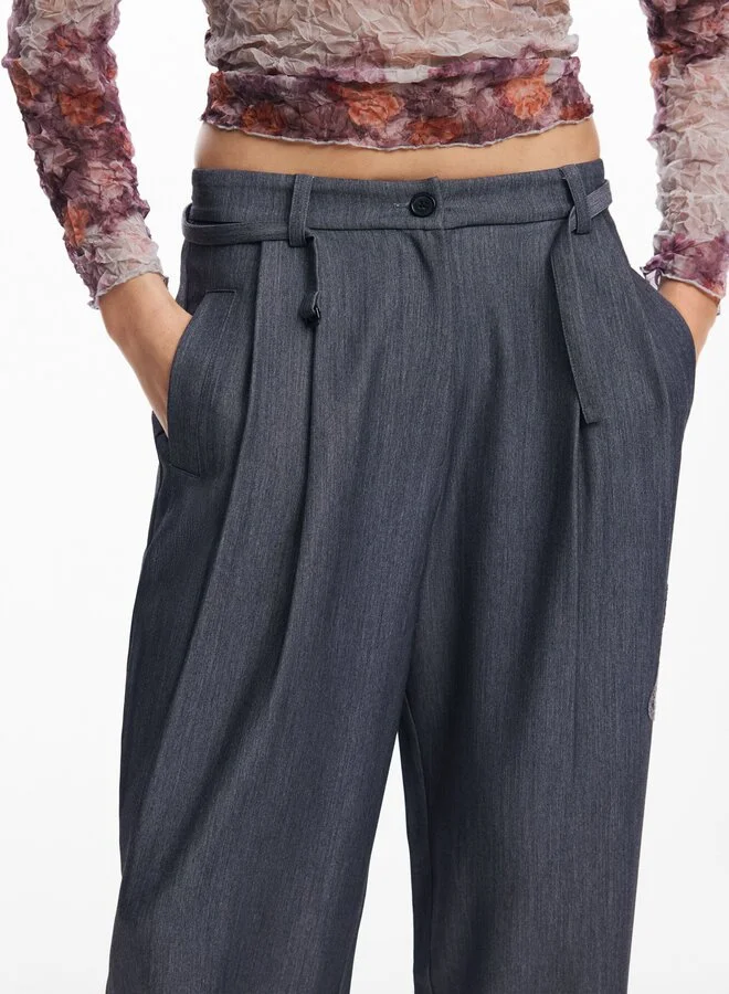 DESIGUAL Straight Long Pants