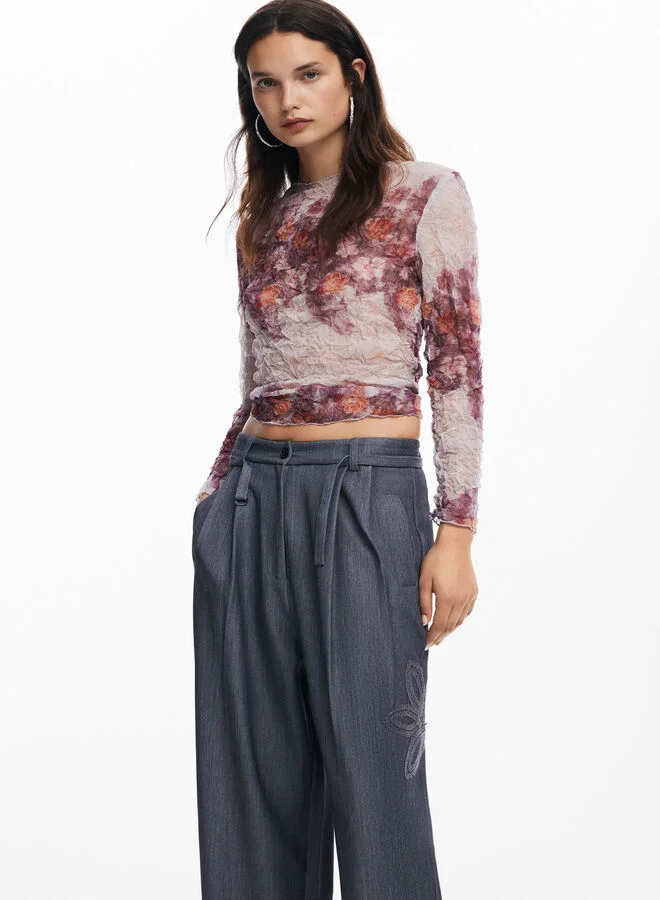 DESIGUAL Straight Long Pants