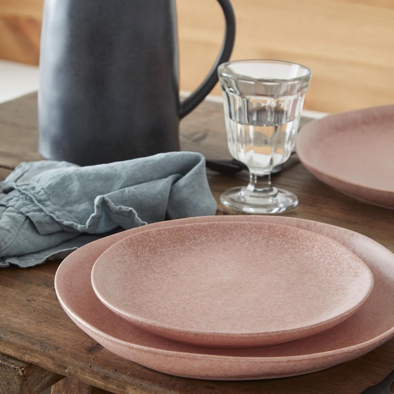 Costa Nova Ceramic Stoneware 11 Dinner Plate  Livia Collection Mauve Rose  Microwave  Dishwasher Safe Dinnerware  Food Safe Glazing  Restaurant Quality Tableware - Image 5
