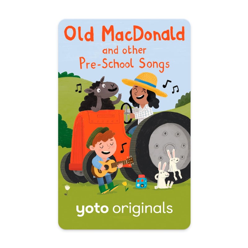 Yoto Old Macdonald & Other Pre-School Songs â€“ Kids Musical Card for Use with Player & Mini All-in-1 Audio Device, Screen-Free Listening with Fun Singalong Music for Playtime & Travel, Ages 1+ - Image 1