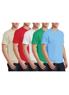 5 Pack-Beige/Red/White/Green/SkyBlue