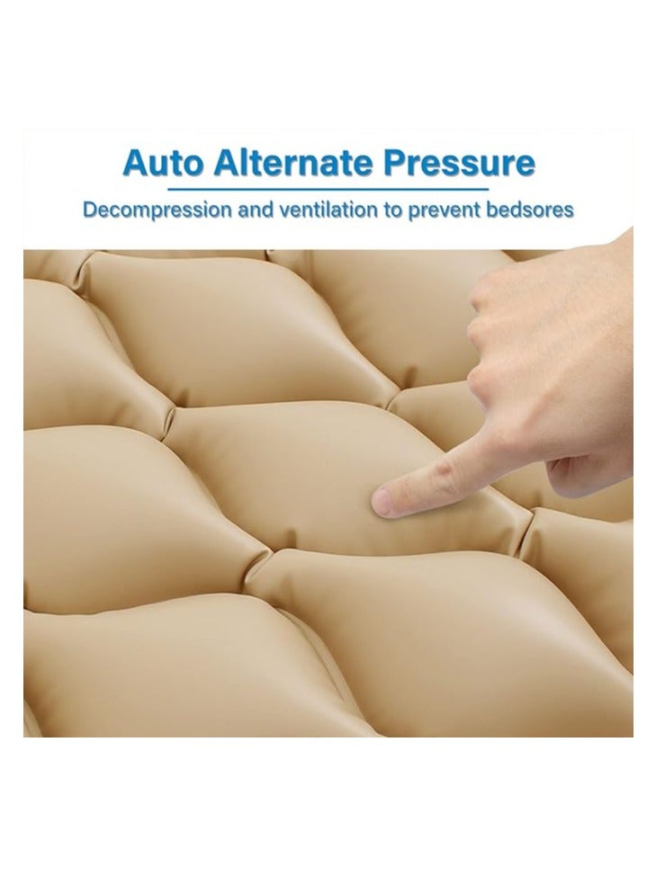 Generic PYYZON Medical Alternating Air Pressure Pad Mattresses for Bed Sores with Electric Pumps, Quiet Inflatable Bed Air Topper, Fits Standard Hospital Bed for Bedridden Patients - Image 5