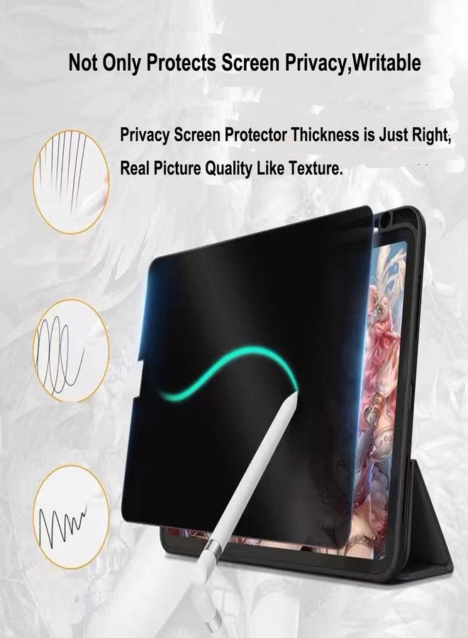 ALHBEJT Privacy Screen Protector for Samsung Galaxy Tab S9 FE+ Plus/ S9 Plus/ S8 Plus/ S7 FE/ S7 Plus 12.4 Inch Anti Peeping Paper Film Anti Blue Light Glare Spy Privacy Filter-High Sensitive/Bubble Free/HD - Image 5