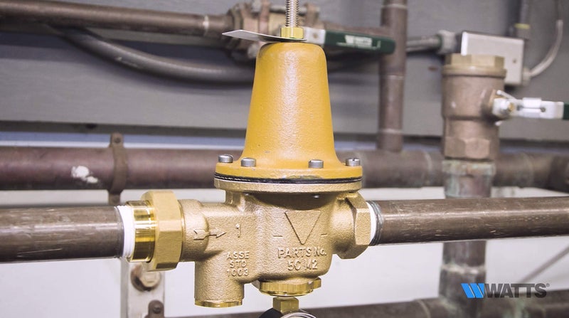 watts صمام تقليل ضغط المياه Watts LF25AUB-Z3 NPT أنثوي اتحاد x NPT أنثوي، مقعد بوليمر، 3/4 بوصة - Image 3