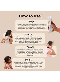 Fix My Curls Fix My Curls Protein Styling Duo| For Curly, Wavy, Dry & Frizzy Hair | Frizz Control | Silicone Free Curl Defining Cream & Gel| 100gm each  - Image 3