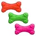 Hartz DuraPlay Bone Squeaky Latex Dog Toy for Medium Breeds 3 Pack - Image 3