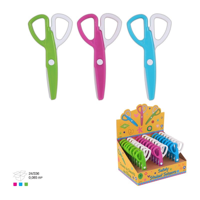 Ark Kids Scissors plastic assorted colors model 1382