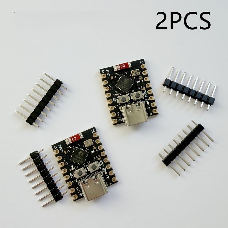 2Pcs ESP32 C3 Supermini Development Board Microcontroller - Image 1